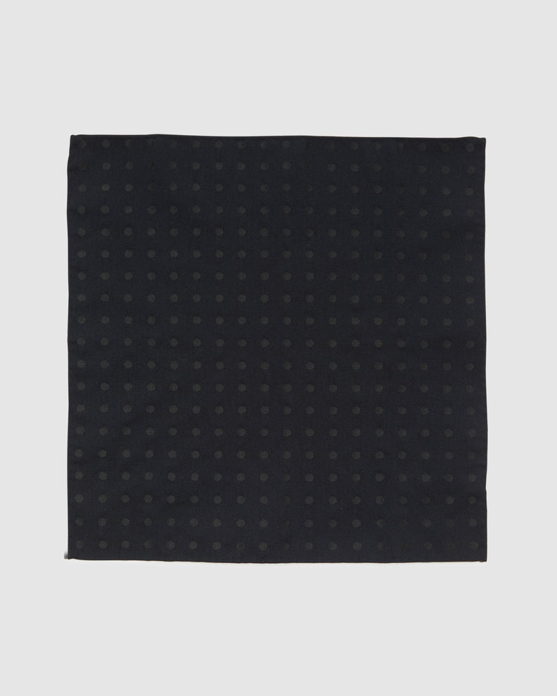 JET POLKA POCKET SQUARE - AVAILABLE ~ 1-2 weeks MENS ACCESSORIES