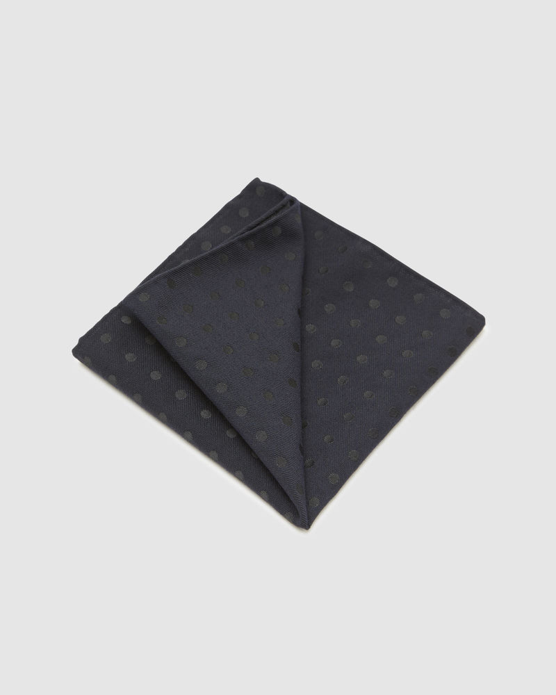 JET POLKA POCKET SQUARE - AVAILABLE ~ 1-2 weeks MENS ACCESSORIES