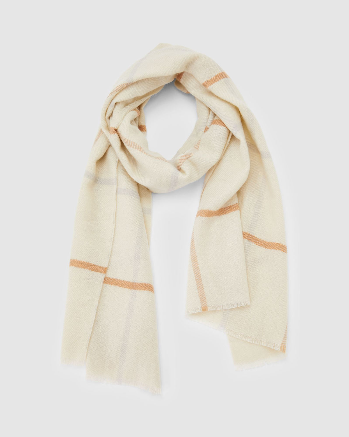 ELODY CHECK SCARF WOMENS ACCESSORIES
