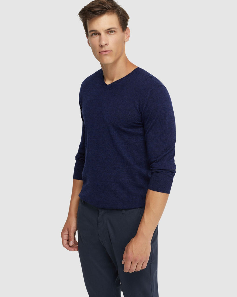 Merino Blend V-Neck main image 1