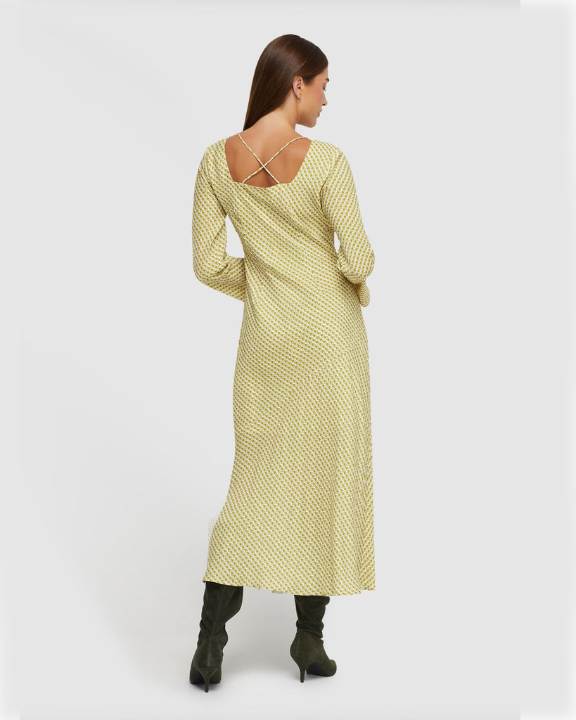 ORA Spot Print Dress