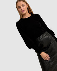 BECCY FULL SLEEVE KNIT TOP WOMENS KNITWEAR