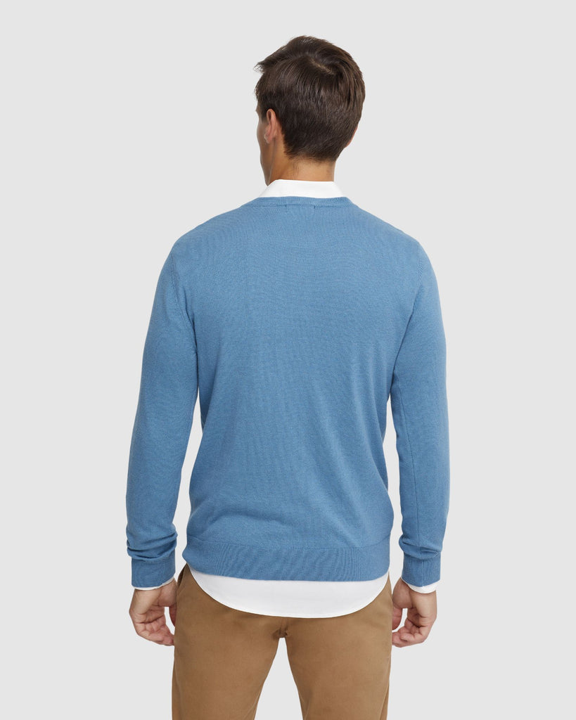 Soft Cashmere Knit Crew Neck Pullover