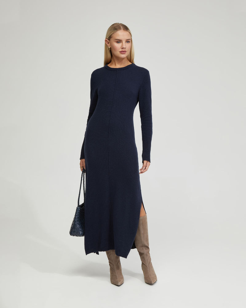 CHRISSY LOOSE FIT KNITTED DRESS WOMENS DRESSES