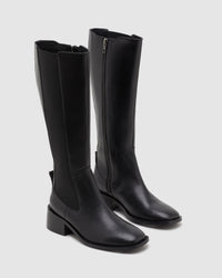 KENDALL ELASTIC KNEE BOOT WOMENS SHOES