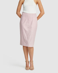TAYLOR ECO SUIT SKIRT WOMENS SKIRTS