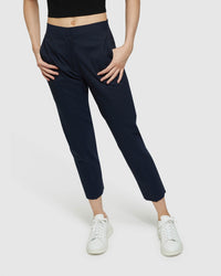 CHARLA WOOL STRETCH SUIT PANTS