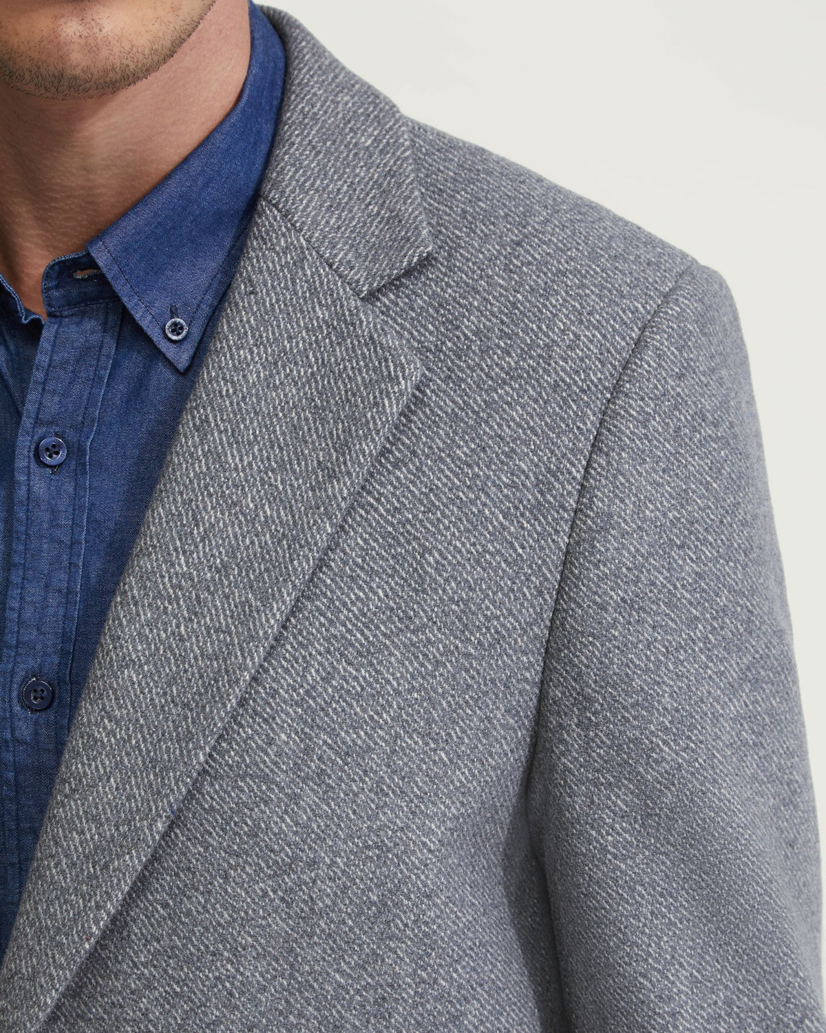 GEORGE WOOL RICH TWILL OVERCOAT - AVAILABLE ~ 1-2 weeks MENS JACKETS AND COATS