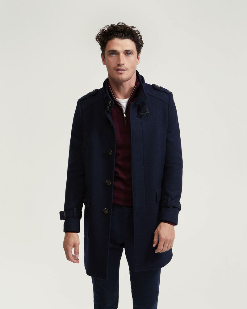 ROGER WOOL RICH OVERCOAT - AVAILABLE ~ 1-2 weeks MENS JACKETS AND COATS