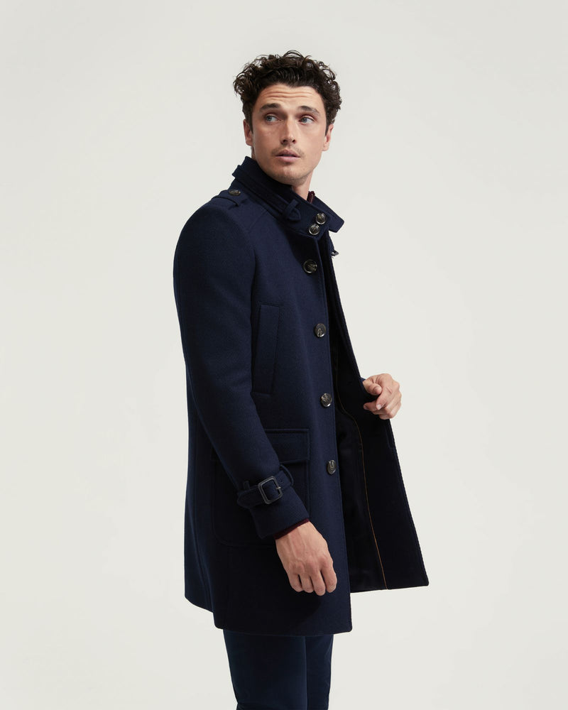 ROGER WOOL RICH OVERCOAT - AVAILABLE ~ 1-2 weeks MENS JACKETS AND COATS