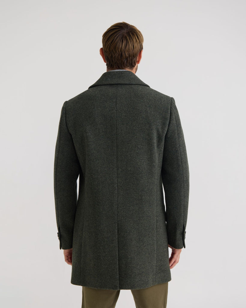 Mason Herringbone Wool Coat – Oxford Shop