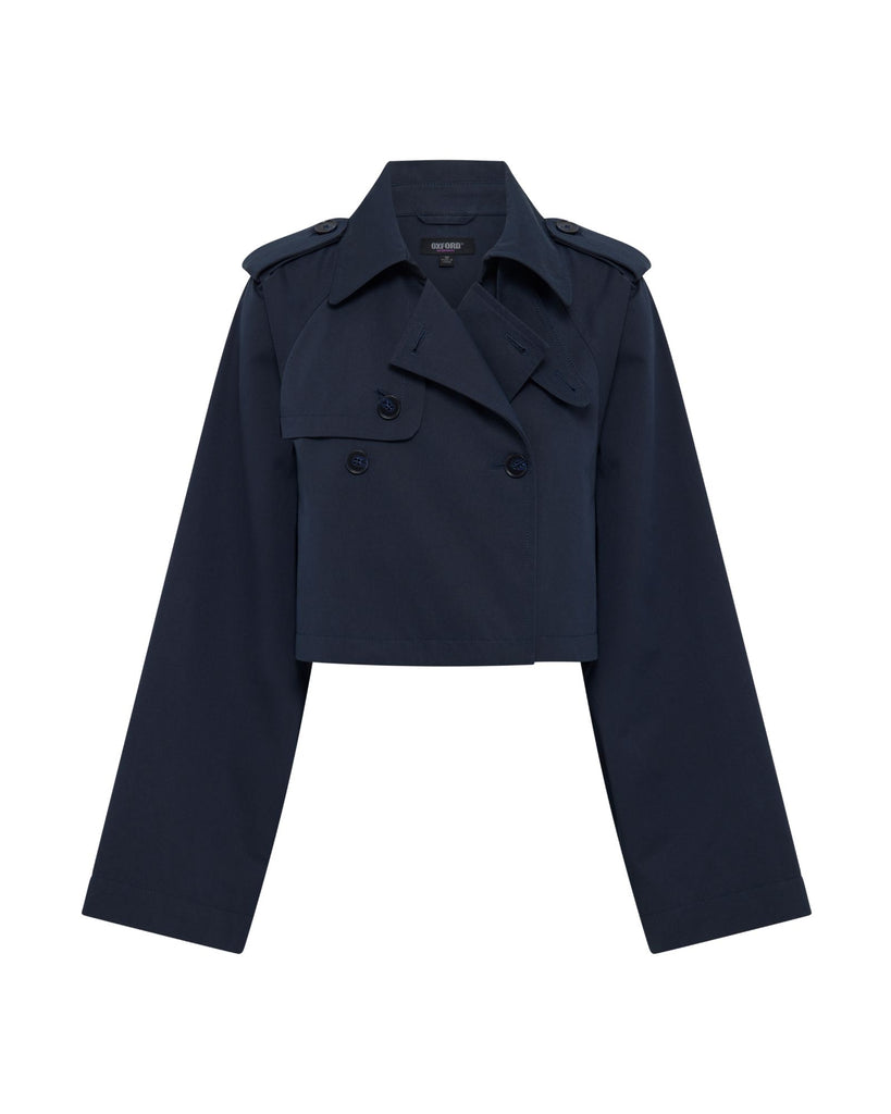 Annalise Crop Trench Jacket – Oxford Shop