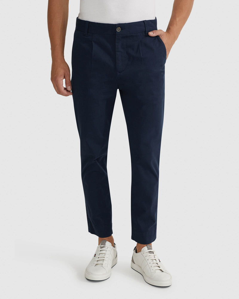 RYAN FOLDED CUFF CASUAL CHINOS MENS TROUSERS