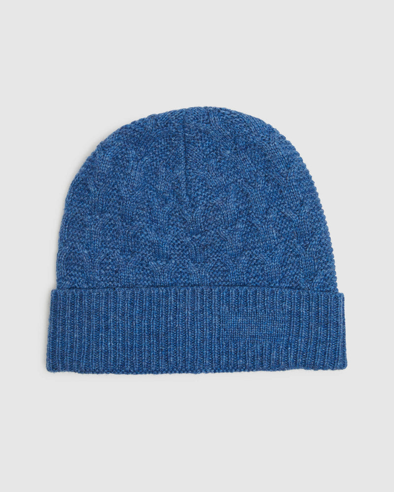 ERIC CABLE KNIT BEANIE MENS ACCESSORIES