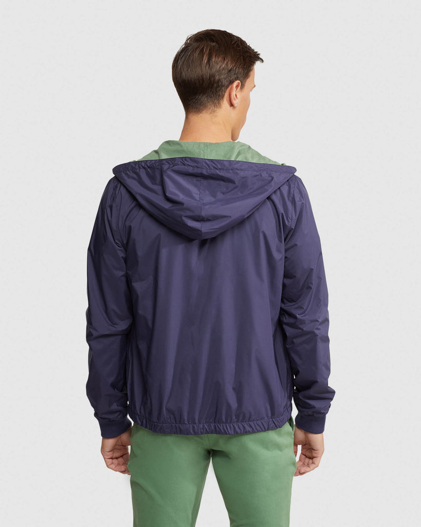 REVERSIBLE BOMBER JACKET UNDER A FULL MOON