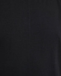 ELODIE JERSEY DRESS W/SHOULDER PADS BLACK