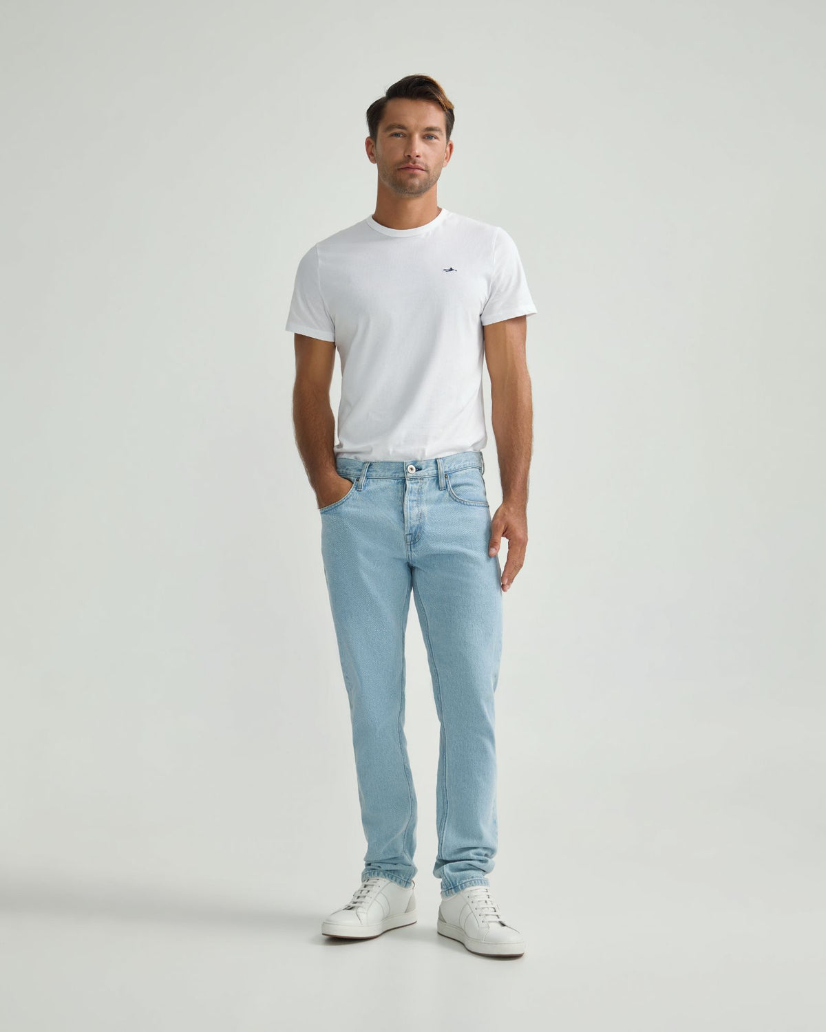 Roscoe Light Wash Denim Jeans MENS TROUSERS