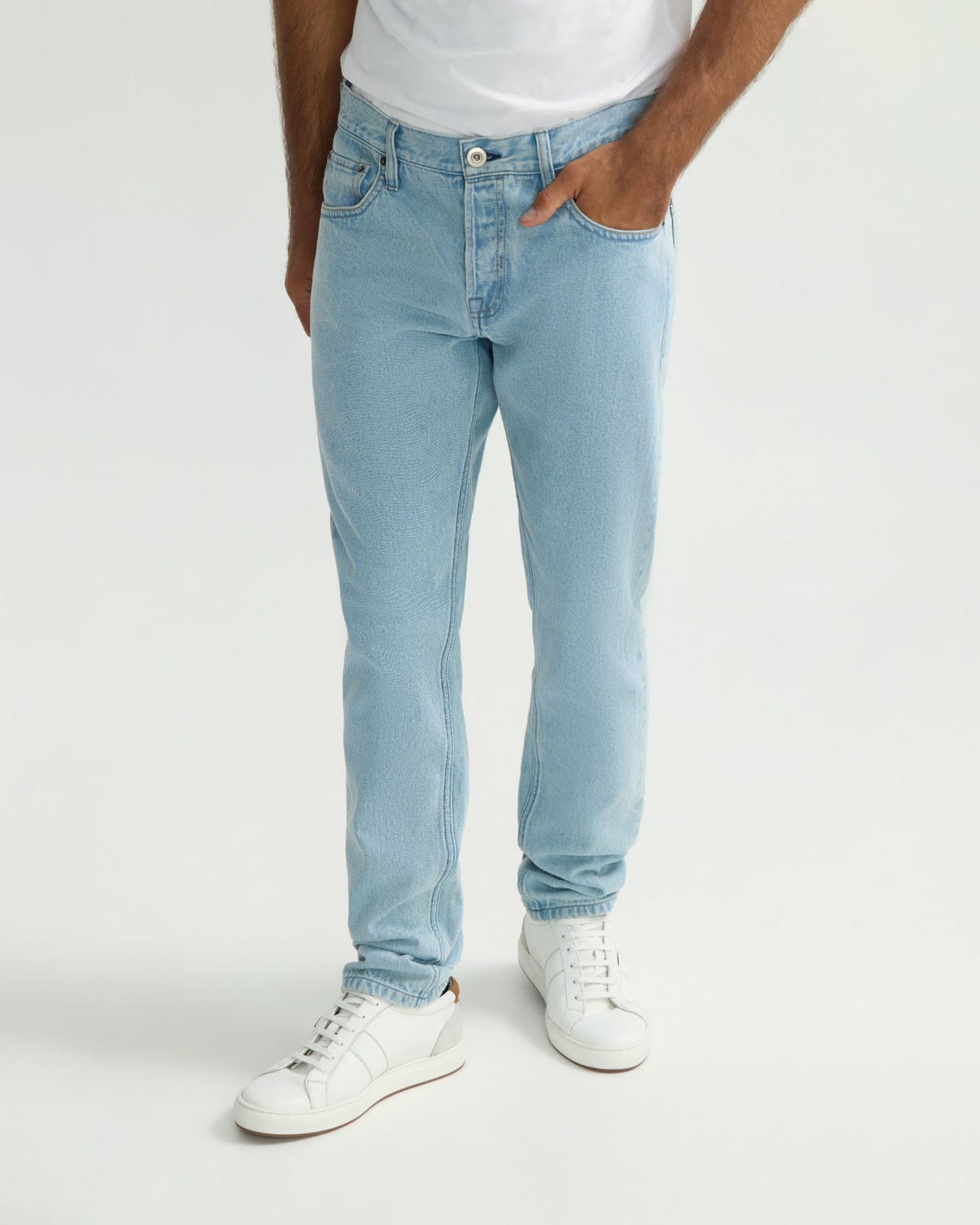 Roscoe Light Wash Denim Jeans MENS TROUSERS