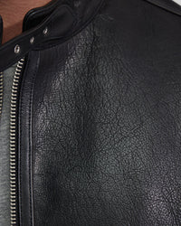 Biker Leather Jacket MENS JACKETS AND COATS