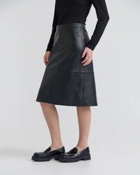Nina Nappa Leather Skirt WOMENS SKIRTS