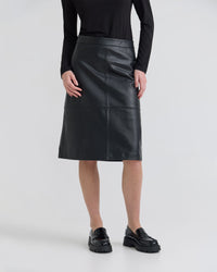 Nina Nappa Leather Skirt WOMENS SKIRTS