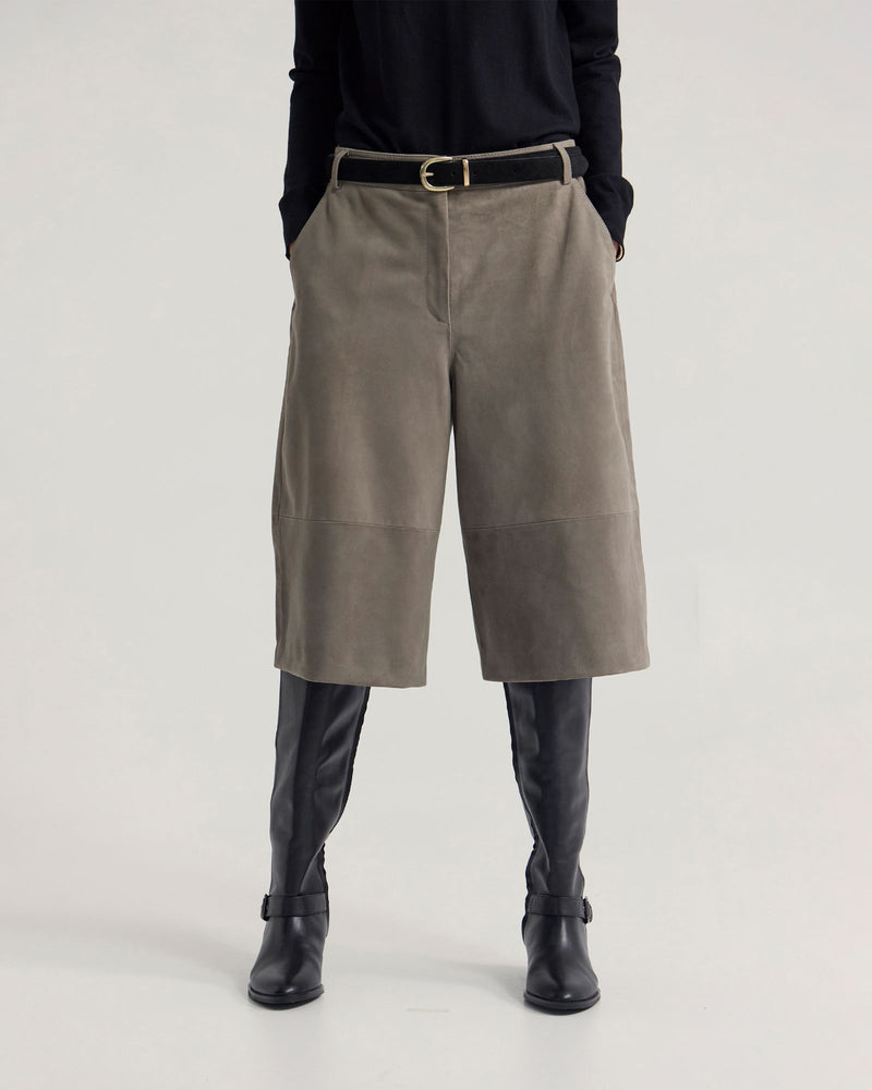 Kiera Suede Bermuda Shorts WOMENS SKIRTS