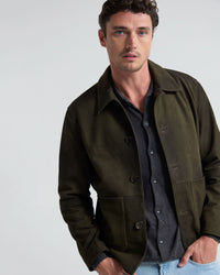 Harry Goat Suede Jacket MENS JACKETS AND COATS