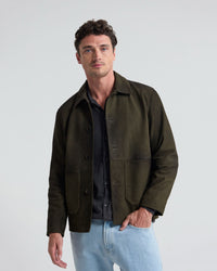Harry Goat Suede Jacket MENS JACKETS AND COATS
