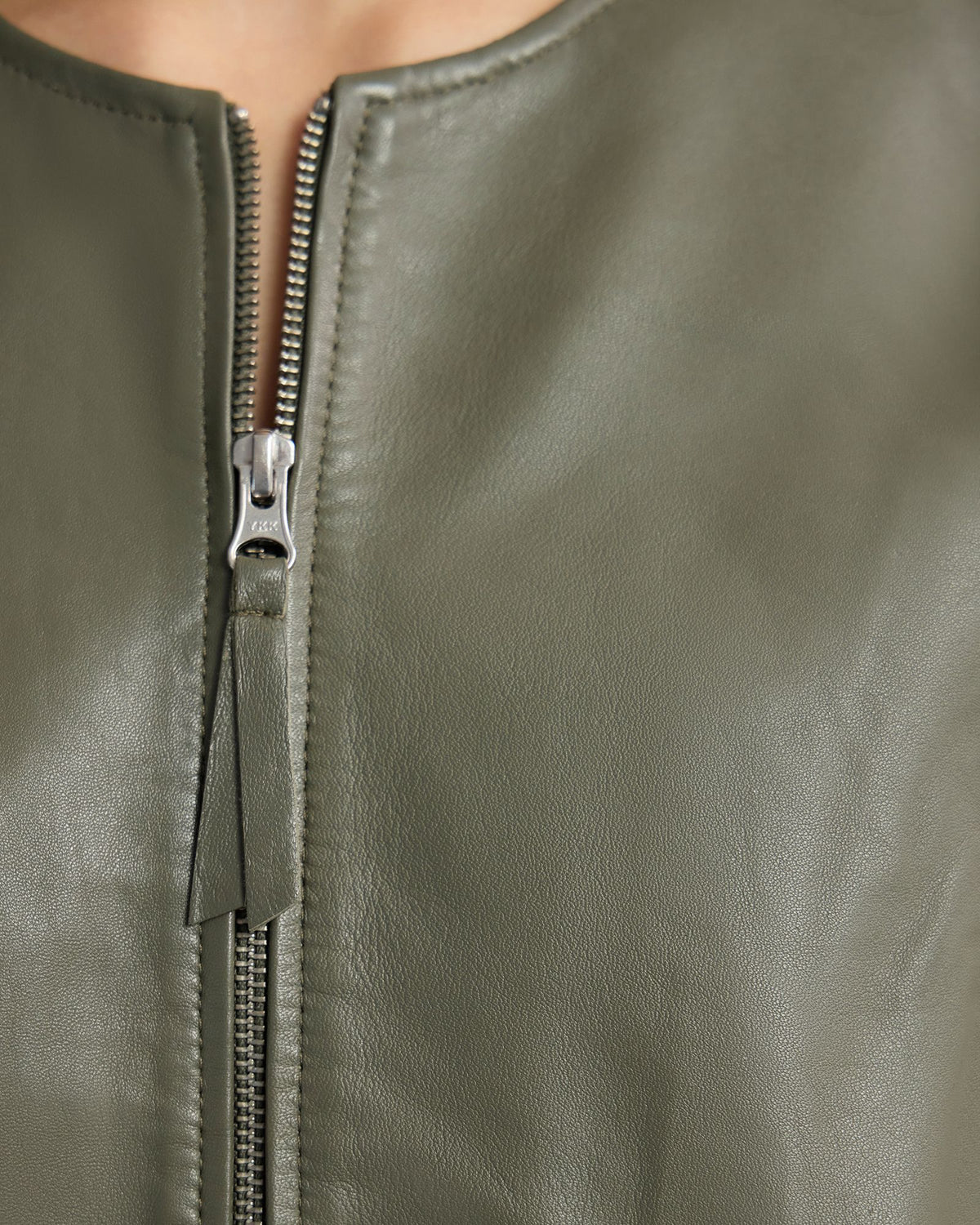 Ember Leather Bomber Jacket