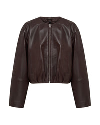Ember Leather Bomber Jacket WOMENS SUITS JKTS COATS