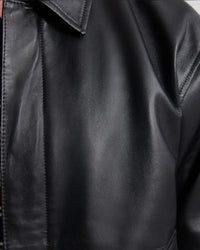 Nico Leather Bomber Jacket MENS JACKETS AND COATS