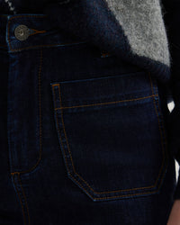 Alexa Stretch Patch Pocket Jeans