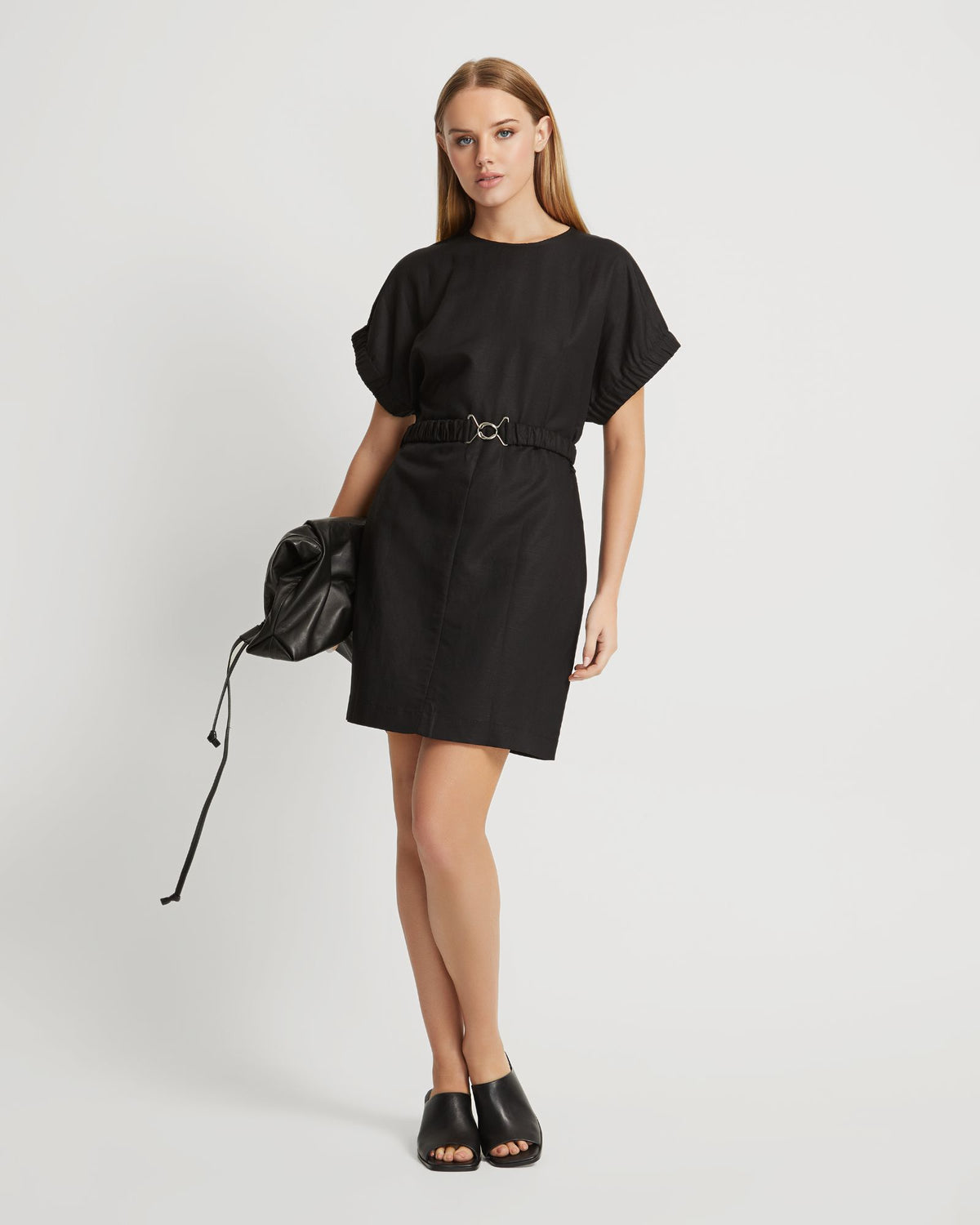 ALANA PEEP TOE MULE WOMENS SHOES