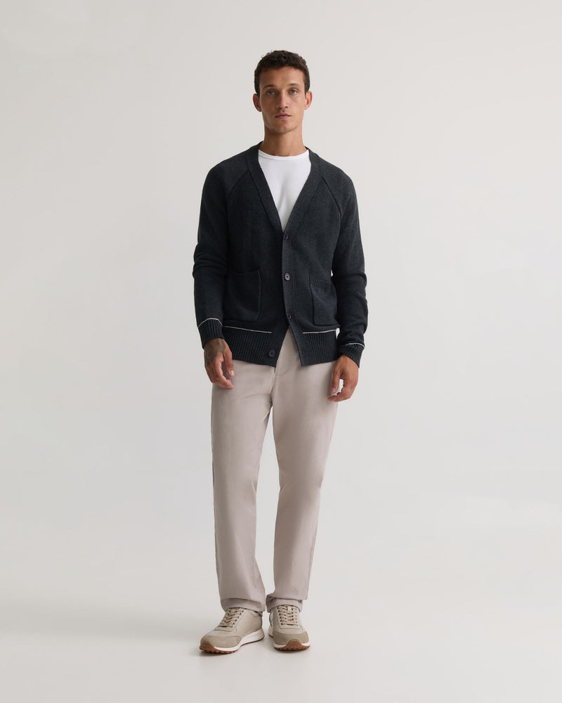 Relaxed Fit Stretch Cotton Chino MENS TROUSERS