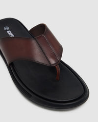 Seth Leather Flip Flop MENS SHOES