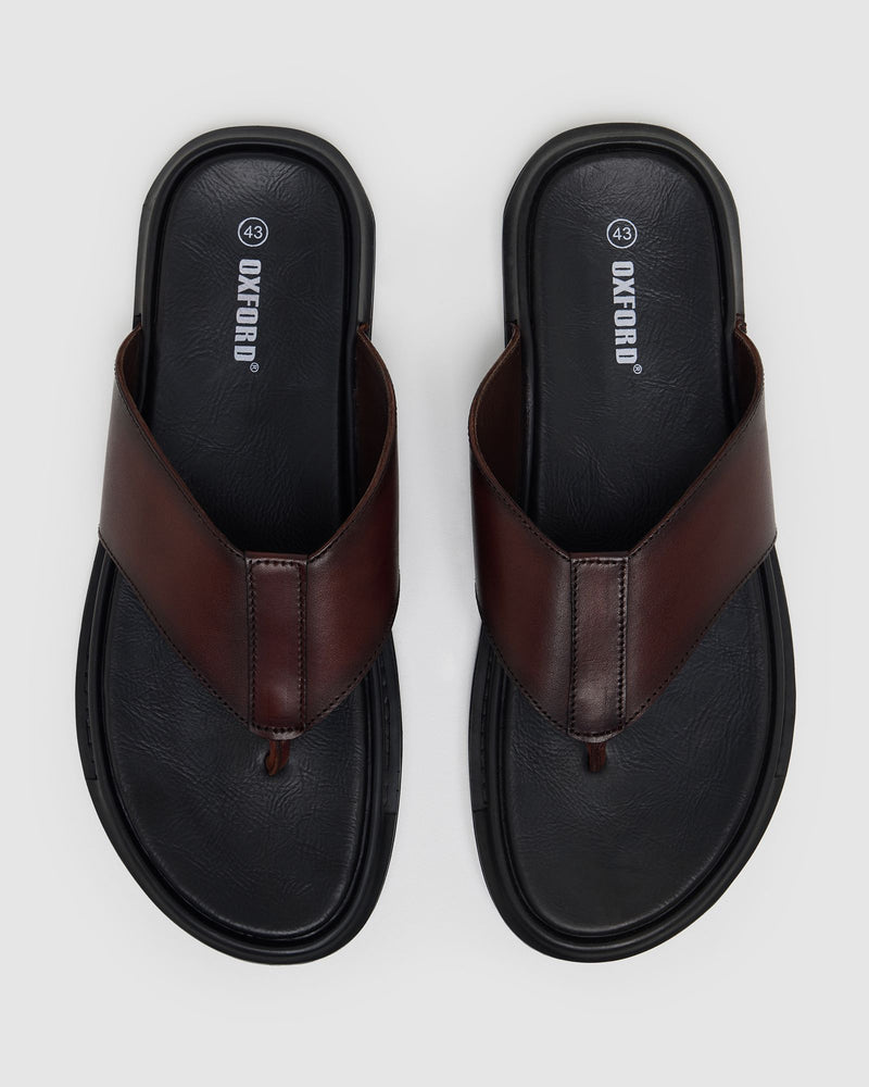 Seth Leather Flip Flop MENS SHOES