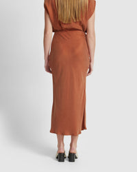 ADELE BIAS CUT SKIRT WOMENS SKIRTS