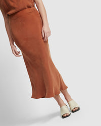 ADELE BIAS CUT SKIRT WOMENS SKIRTS