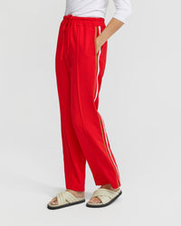 VOILET CONTRAST STRIPE PANTS WOMENS PANTS