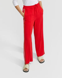 VOILET CONTRAST STRIPE PANTS WOMENS PANTS
