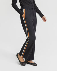 VOILET CONTRAST STRIPE PANTS WOMENS PANTS