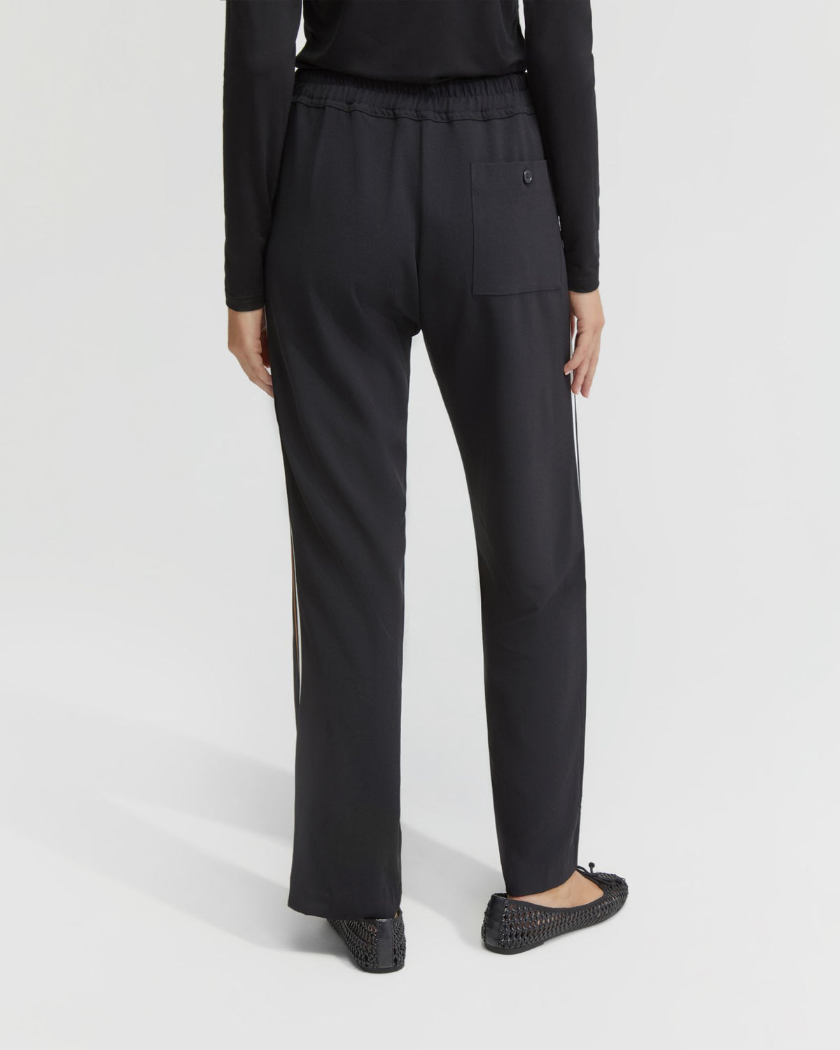 VOILET CONTRAST STRIPE PANTS WOMENS PANTS