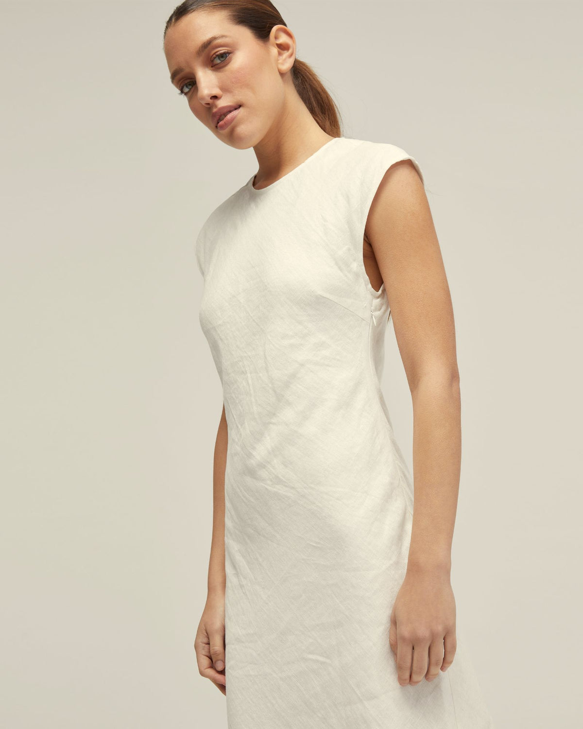 Isabel Linen Dress Oxford Shop Isabel Linen Dress Oxford Shop