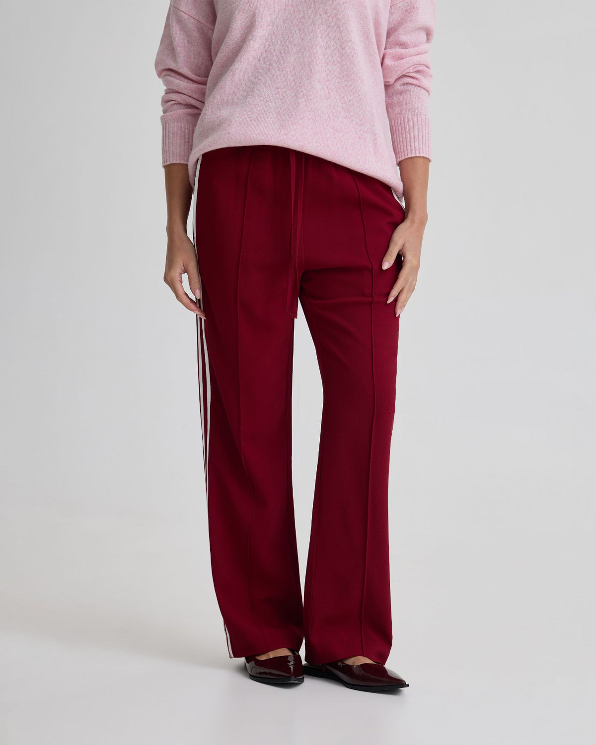 Violet Contrast Stripe Pants WOMENS PANTS