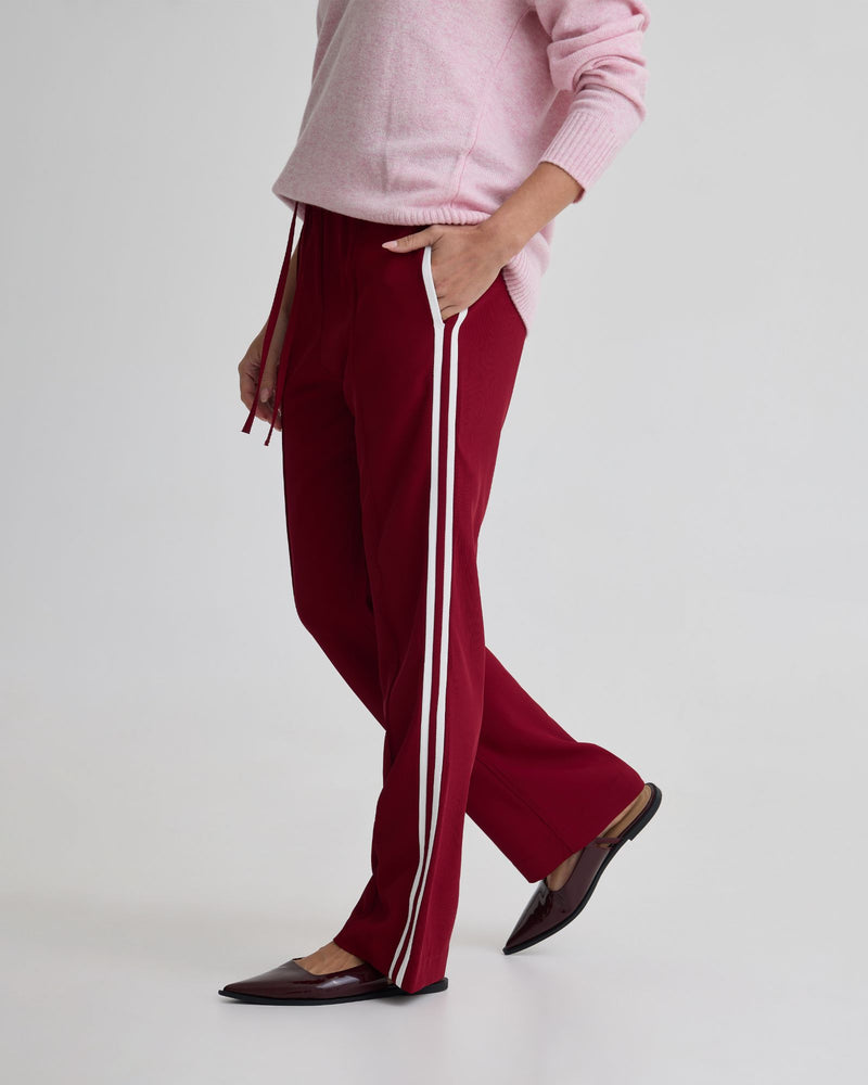 Violet Contrast Stripe Pants WOMENS PANTS