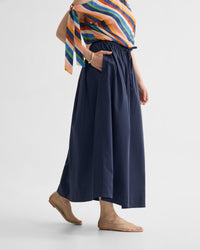 Olive Cotton Maxi Skirt WOMENS SKIRTS