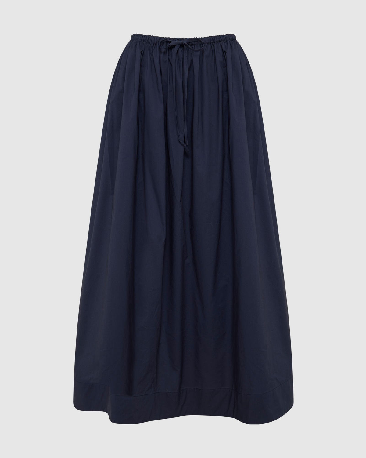 Olive Cotton Maxi Skirt WOMENS SKIRTS