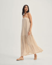 Kristel Linen And Mesh Dress WOMENS DRESSES