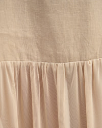 Kristel Linen And Mesh Dress WOMENS DRESSES