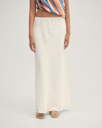 Kacie Linen Bias Skirt WOMENS SKIRTS